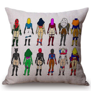 Funny Super Hero Pop Art Cushion