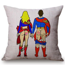 Load image into Gallery viewer, Funny Super Hero Pop Art Cushion