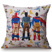 Load image into Gallery viewer, Funny Super Hero Pop Art Cushion