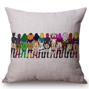 Funny Super Hero Pop Art Cushion