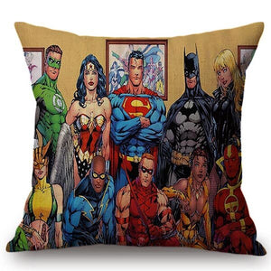 Super Heroes Pop Art Cushion