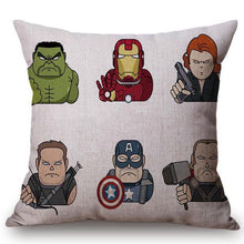 Load image into Gallery viewer, Avengers Super Hero Pop Art Cushion