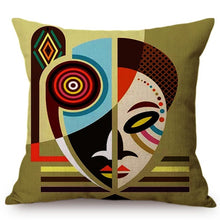 Load image into Gallery viewer, Colorful Fashion African Girl Pop Art Cushion