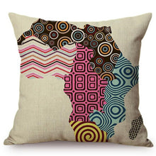 Load image into Gallery viewer, Colorful Fashion African Girl Pop Art Cushion