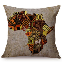 Load image into Gallery viewer, Colorful Fashion African Girl Pop Art Cushion