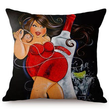 Load image into Gallery viewer, Sexy Fat Girl Pop Art Cushion