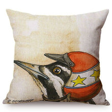 Load image into Gallery viewer, Comic Funny Dog Pilot Pop Art Cushion