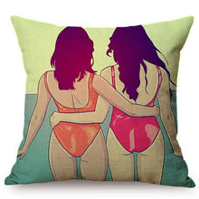 Load image into Gallery viewer, Nordic Sexy Woman Pop Art Cushion