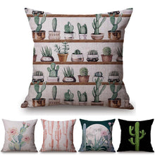 Load image into Gallery viewer, Cactus Pop Art Cushion